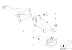 E53 X5 3.0i M54 SAV / Engine And Transmission Suspension Engine Suspension