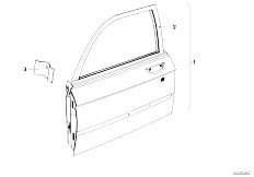 E12 518 M10 Sedan / Bodywork/  Front Door