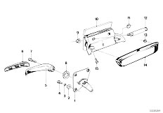 E21 315 M10 Sedan / Bodywork Door Handle Front Lock Single Parts