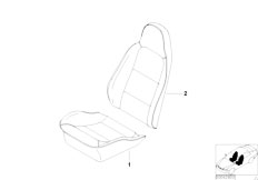 Z3 Z3 3.0i M54 Coupe / Individual Equipment Individual Basic Seat Covers With Strip