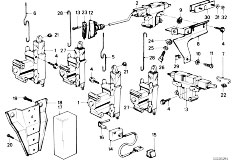 E30 320i M20 Cabrio / Bodywork/  Central Locking System-2