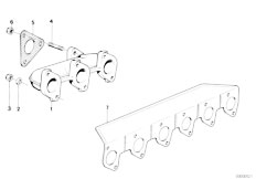 E30 324d M21 4 doors / Engine Exhaust Manifold