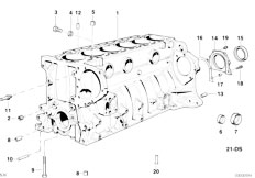 E34 M5 S38 Touring / Engine Engine Block