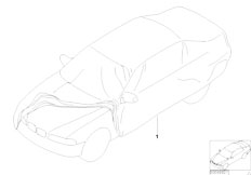 E85 Z4 2.2i M54 Roadster / Universal Accessories Cover