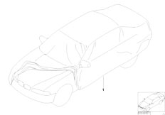 E38 740i M62 Sedan / Universal Accessories/  Cover