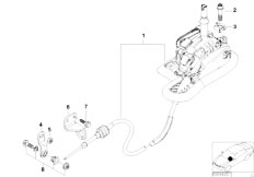 E39 525d M57 Touring / Gearshift/  Autom Transmiss Steptronic Shift Parts