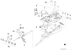 E46 328Ci M52 Coupe / Gearshift/  Shift Interlock Automatic Transm