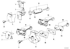 E12 518i M10 Sedan / Bodywork/  Trunk Lid Closing System