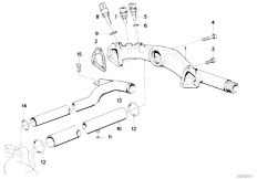 E31 850CSi S70 Coupe / Engine/  Cooling System Pipe