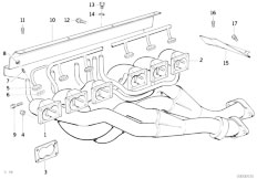 E34 M5 3.6 S38 Sedan / Engine Exhaust Manifold