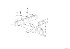 E36 318is M42 Sedan / Engine Exhaust Manifold