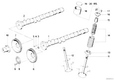 E30 320is S14 2 doors / Engine Valve Timing Gear Cam Shaft