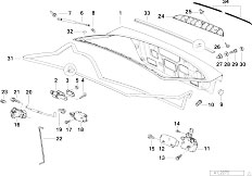 E36 316g M43 Compact / Bodywork Trunk Lid Closing System