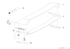 E36 318is M42 Sedan / Bodywork/  Rear Wing Class Ii