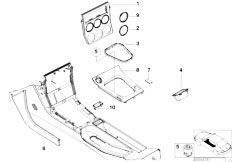 Z3 Z3 M3.2 S54 Roadster / Vehicle Trim Storing Partition Cover-2