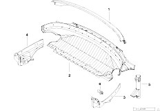 Z3 Z3 2.2i M54 Roadster / Bodywork/  Folding Top Compartment