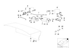 E34 525i M20 Sedan / Bodywork/  Trunk Lid Closing System