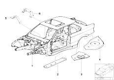 E36 M3 3.2 S50 Coupe / Bodywork/  Body Skeleton
