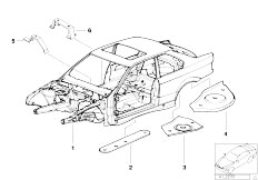 E36 328i M52 Coupe / Bodywork/  Body Skeleton