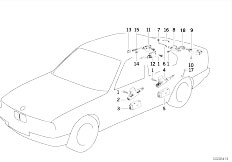 E32 730i M30 Sedan / Bodywork/  Central Locking System