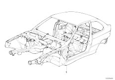 E36 316i 1.6 M43 Compact / Bodywork/  Body Skeleton