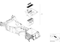 E53 X5 3.0d M57 SAV / Vehicle Trim/  Retrofit Cassette Holder
