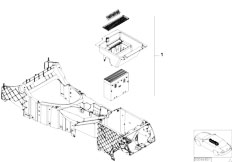 E53 X5 3.0d M57 SAV / Vehicle Trim/  Retrofit Cd Holder