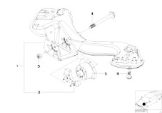 E53 X5 3.0i M54 SAV / Engine And Transmission Suspension Gearbox Suspension