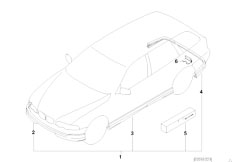E46 320d M47 Touring / Vehicle Trim/  Aerodynamics Package