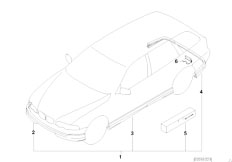 E46 330d M57N Touring / Vehicle Trim/  Aerodynamics Package