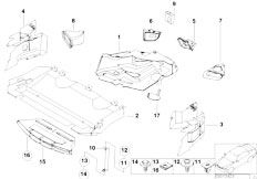 Z3 Z3 M3.2 S54 Roadster / Vehicle Trim Air Duct