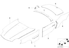 E52 Z8 S62 Roadster / Bodywork Outer Panel