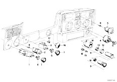 E21 318i M10 Sedan / Vehicle Electrical System Switch Dash Board