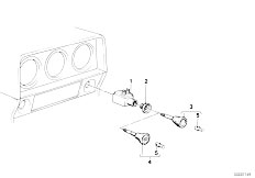 E12 520i M20 Sedan / Vehicle Electrical System/  Switch Heated Rear Window