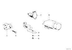 E12 528 M30 Sedan / Vehicle Electrical System/  Various Switches