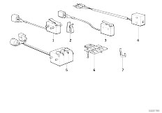 E32 740iL M60 Sedan / Vehicle Electrical System/  Various Micro Switches