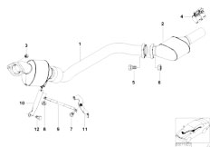 E39 520d M47 Touring / Exhaust System Diesel Catalyst
