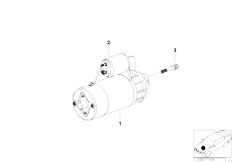 E46 316i N46 Touring / Engine Electrical System/  Starter