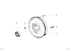 E31 850Ci M70 Coupe / Engine Twin Mass Flywheel