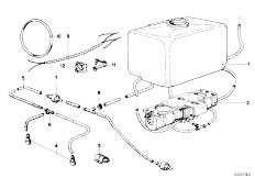 E12 528 M30 Sedan / Vehicle Electrical System/  Single Parts For Head Lamp Cleaning-2