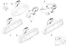 E39 520i M52 Sedan / Vehicle Trim/  Interior Mirror