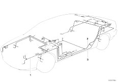 E31 840i M60 Coupe / Vehicle Electrical System Wiring Harness