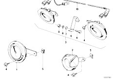 E21 318i M10 Sedan / Vehicle Electrical System Horn