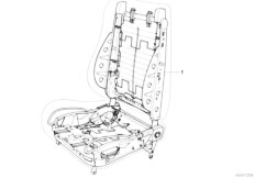 E32 750iL M70 Sedan / Seats/  Bmw Repair Sports Seat
