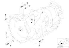 E53 X5 3.0i M54 SAV / Automatic Transmission Gearbox Mounting Ventilation