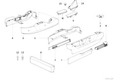 E32 730iL M60 Sedan / Seats/  Bmw Sports Seat Coverings