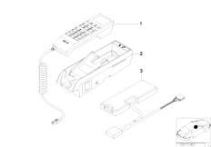 E53 X5 4.6is M62 SAV / Communication Systems Single Parts Sa 629 Centre Console