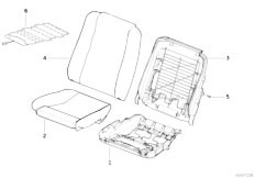 E31 840Ci M62 Coupe / Seats Seat Parts