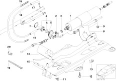 E46 M3 CSL S54 Coupe / Fuel Preparation System/  Fuel Filter Pressue Regulator