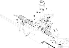 E46 320i M52 Touring / Steering/  Hydro Steering Oil Pipes